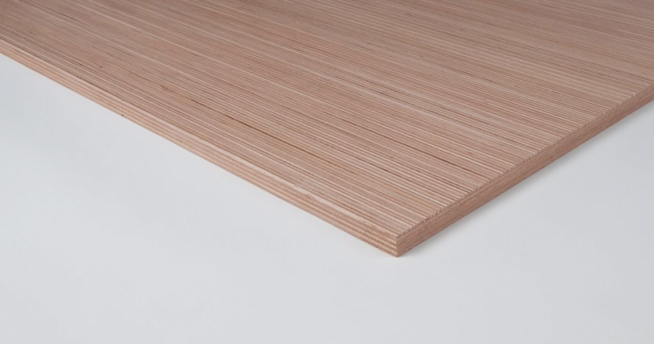 Plexwood® One-sided panels suitable for almost any technical or sustainability norm, such as fire-rated, water-resistant